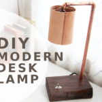 DIY Wood Copper LED Desk Lamp